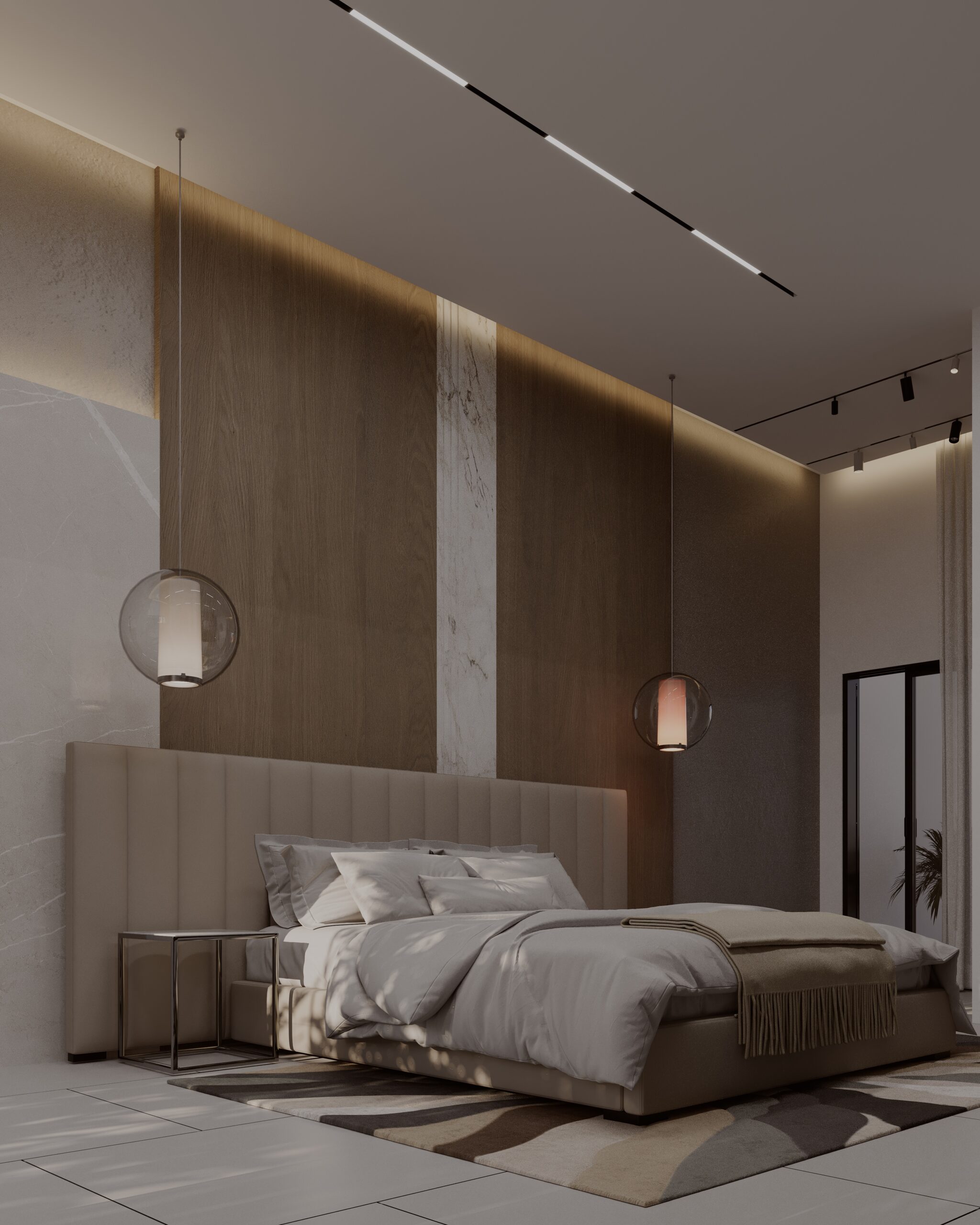 Beach Resort Master Bedroom View 1